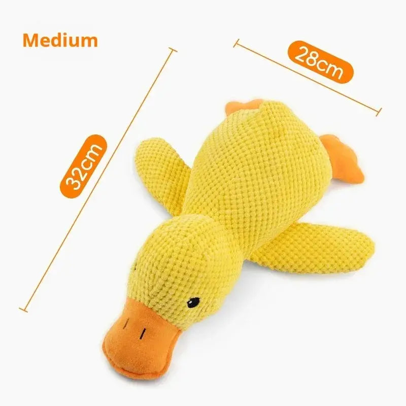 Jouet canard en peluche pour chien – Apaisant, sonore et compagnon de sommeil Dog Spirit