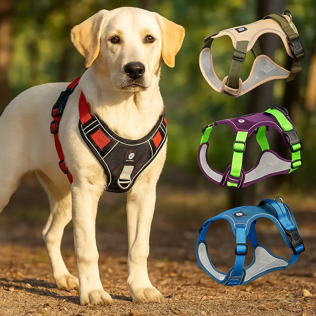 Canicross | Harnais réfléchissant pour chien de taille petit à grand Dog Spirit