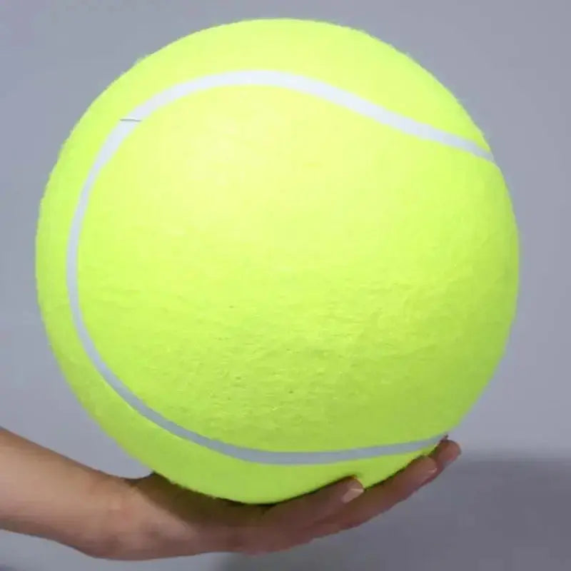 Balle de tennis géante pour chien – Jouet XXL pour jeu, mastication et entraînement Dog Spirit