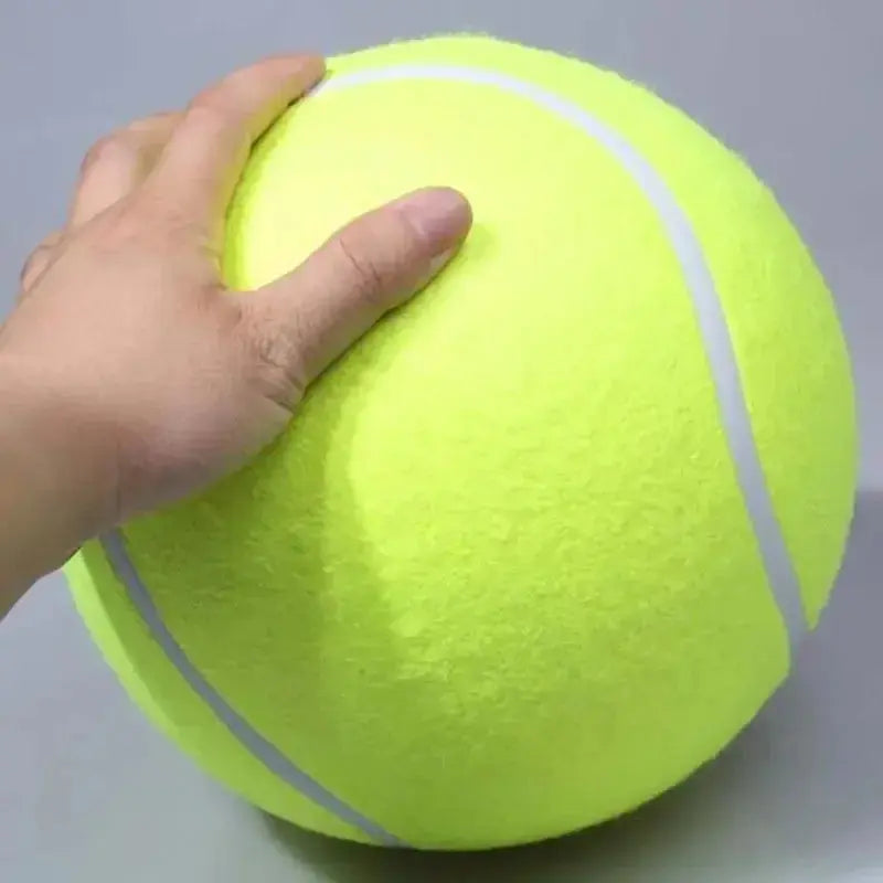 Balle de tennis géante pour chien – Jouet XXL pour jeu, mastication et entraînement Dog Spirit