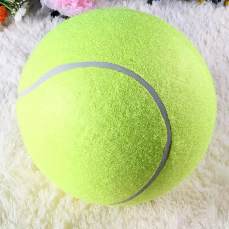 Balle de tennis géante pour chien – Jouet XXL pour jeu, mastication et entraînement Dog Spirit