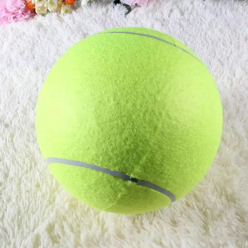 Balle de tennis géante pour chien – Jouet XXL pour jeu, mastication et entraînement Dog Spirit
