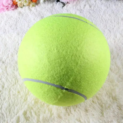 Balle de tennis géante pour chien – Jouet XXL pour jeu, mastication et entraînement Dog Spirit