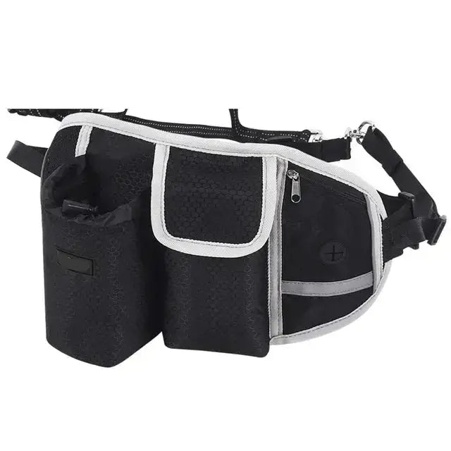 Canicross | Ceinture Laisse multi-compartiments pour promenade/entrainement Dog Spirit