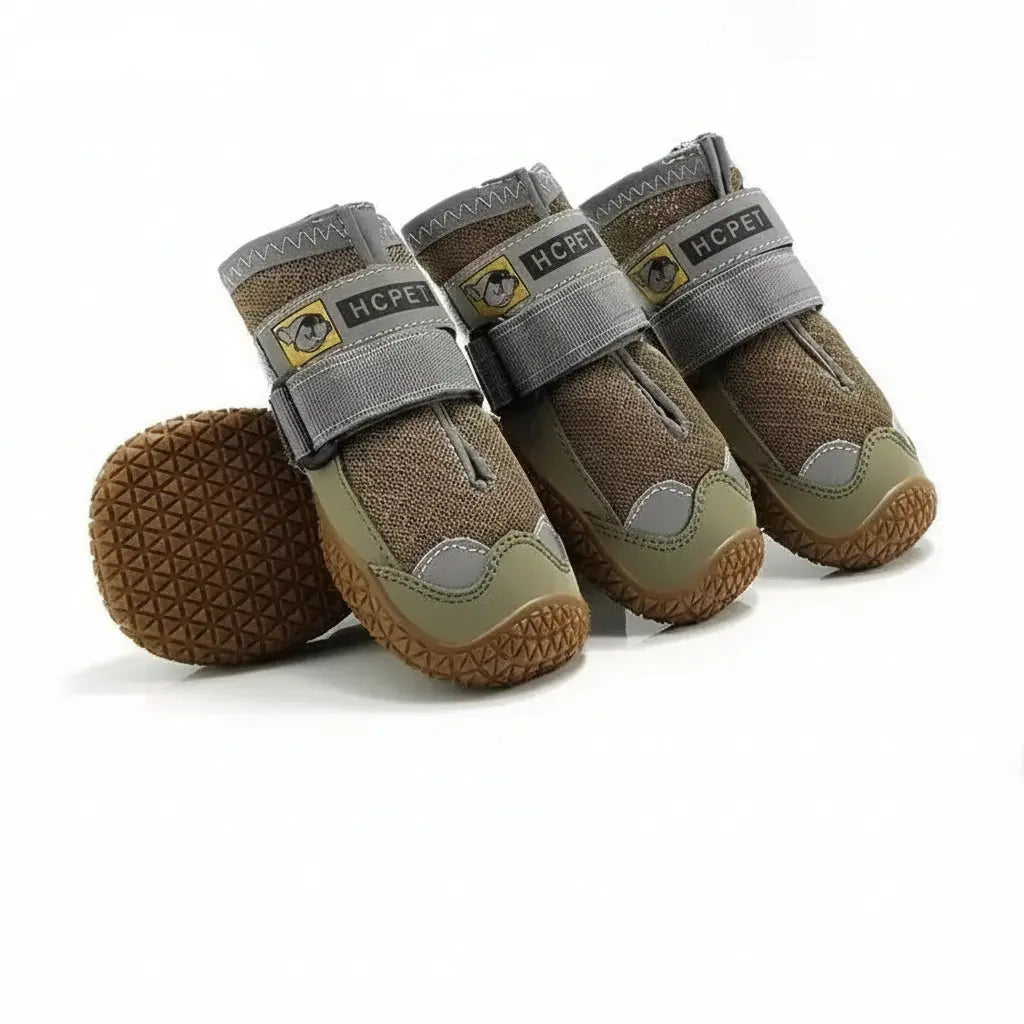 Canicross | Chaussures chien respirantes réfléchissantes pour une bonne protection des coussinets Dog Spirit