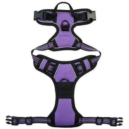 Canicross | Harnais réfléchissant, réglable et respirant avec sangle thoracique Dog Spirit