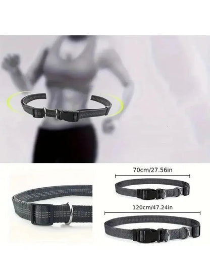 Canicross |  Laisse Mains Libres Élastique pour Chien – Ceinture de Course Réglable & Amortisseur de Traction Dog Spirit