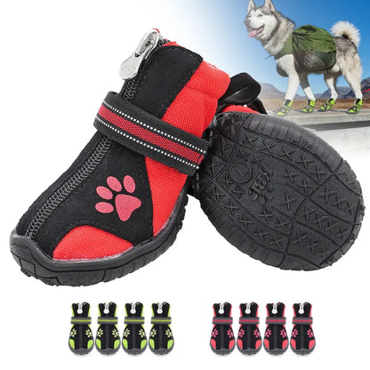 Chaussures pour Chien Chaudes et Imperméables – Bottes Antidérapantes Neige & Pluie Dog Spirit