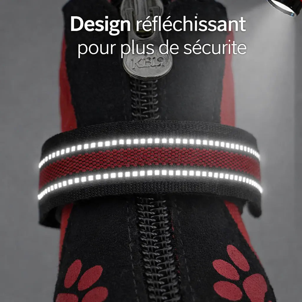 Chaussures pour Chien Chaudes et Imperméables – Bottes Antidérapantes Neige & Pluie Dog Spirit