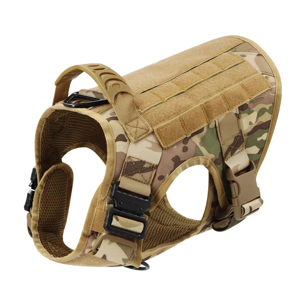 Harnais chien tactique – Harnais militaire avec MOLLE, polyvalent et durable Dog Spirit