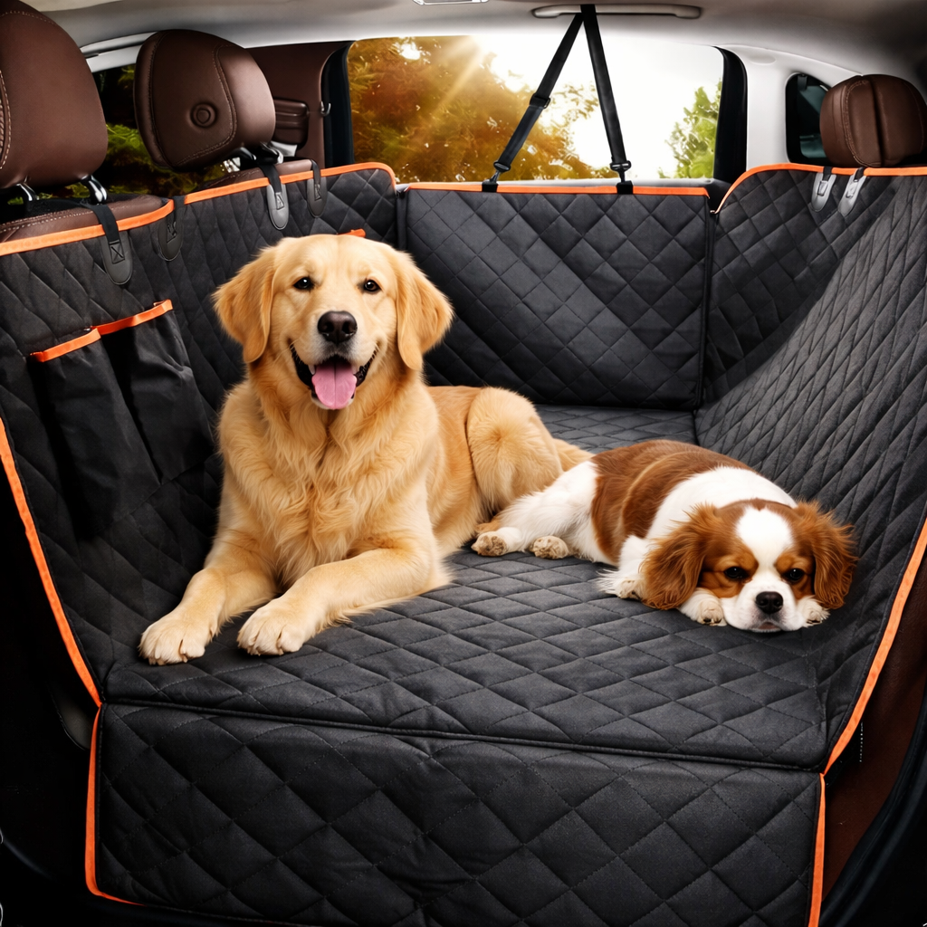 Housse Siège Voiture Chien Imperméable – Hamac Auto Anti-Rayures & Anti-Poils Universel Dog Spirit
