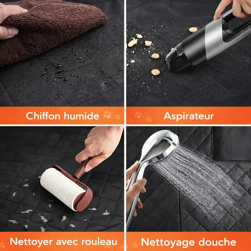 Housse Siège Voiture Chien Imperméable – Hamac Auto Anti-Rayures & Anti-Poils Universel Dog Spirit