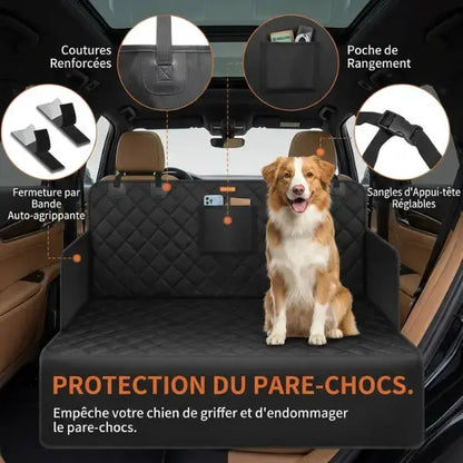 Housse de Coffre Voiture pour Chien Imperméable – Protection Anti-Salissures & Griffe – Tapis Transport Chien Toutes Tailles Dog Spirit