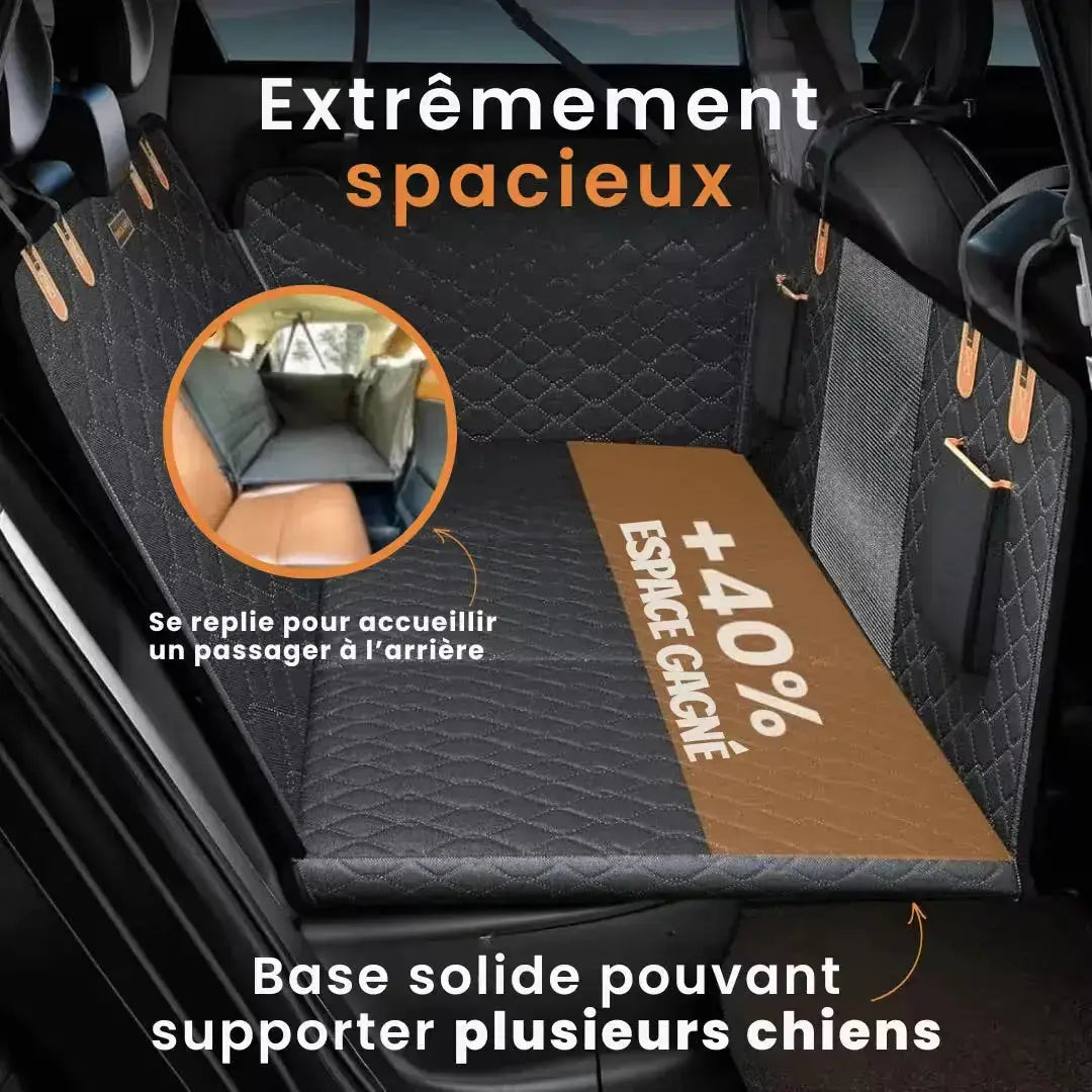Housse de voiture pour chien – Protection intégrale – Imperméable et antidérapante – Banquette arrière Dog Spirit