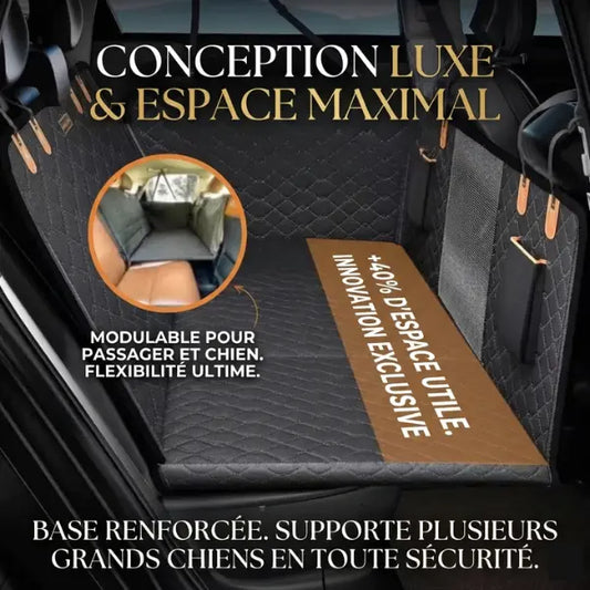 Housse de voiture pour chien – Protection intégrale – Imperméable et antidérapante – Banquette arrière