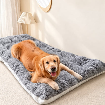 Panier Chien XXL Mousse Épaisse — 120x60 cm,  Grands Chiens jusqu'à 40 kg Salon Voiture Extérieur, lavable en machine.