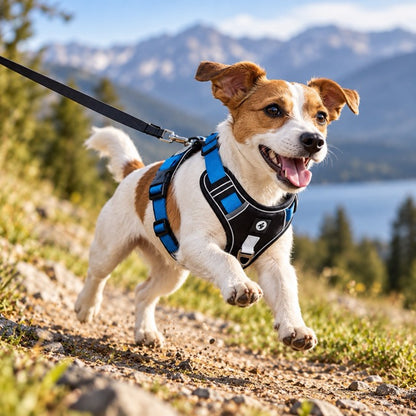 Harnais Anti-Traction pour Chien – Réfléchissant, Réglable, Imperméable et Résistant