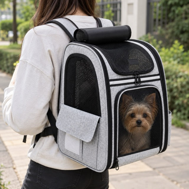 Sac de Transport pour Chat et Chien Extensible et Respirant – Jusqu'à 7 kg