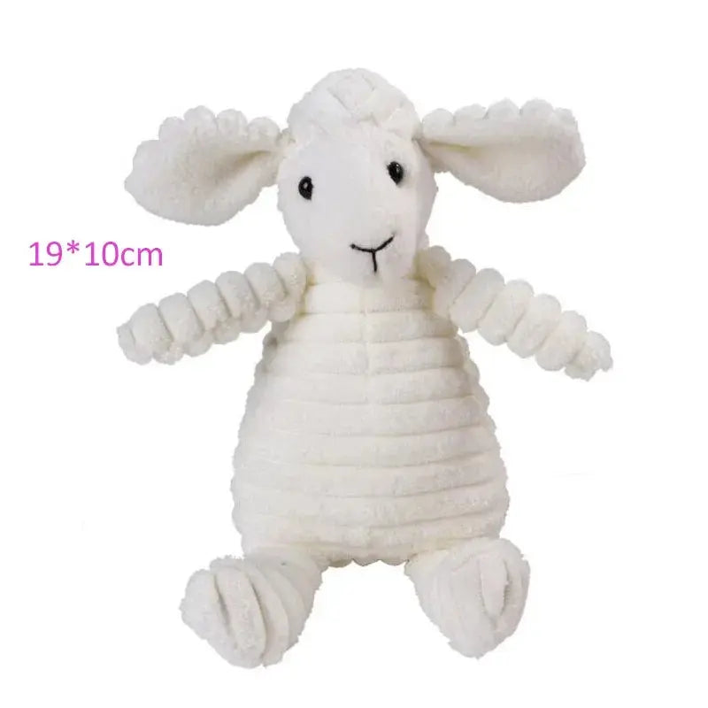 Jouet animal en peluche pour chien – Velours côtelé, sonore et résistant Dog Spirit