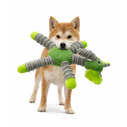 Jouet animal en peluche sonore pour chien – Résistant, à mâcher et anti-ennui Dog Spirit