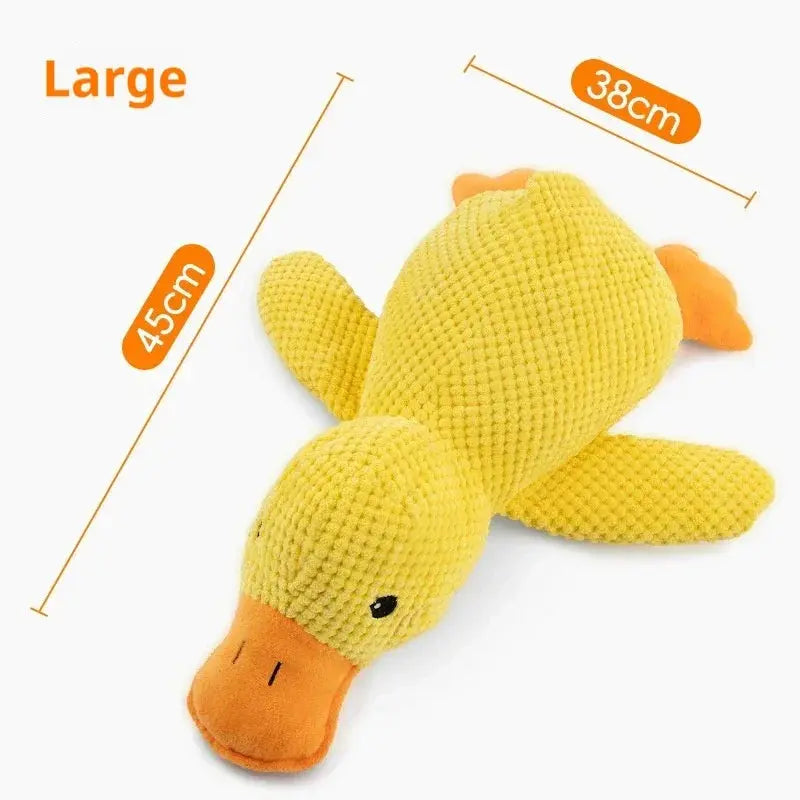 Jouet canard en peluche pour chien – Apaisant, sonore et compagnon de sommeil Dog Spirit