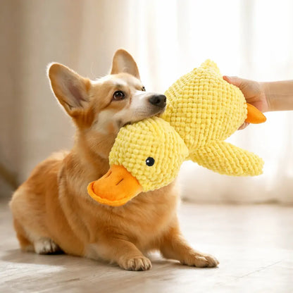 Jouet canard en peluche pour chien – Apaisant, sonore et compagnon de sommeil Dog Spirit