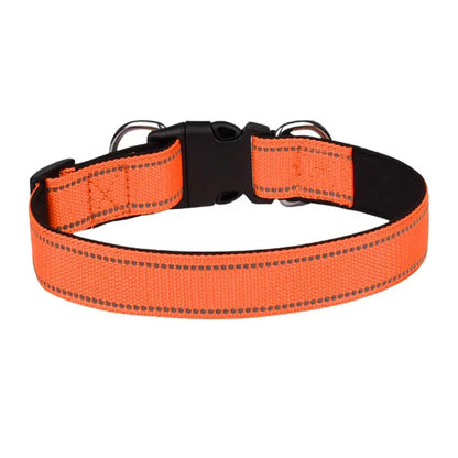 NightRun Comfort – Collier Réfléchissant pour Chien | Rembourré Néoprène & Respirant Dog Spirit