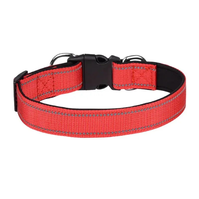 NightRun Comfort – Collier Réfléchissant pour Chien | Rembourré Néoprène & Respirant Dog Spirit