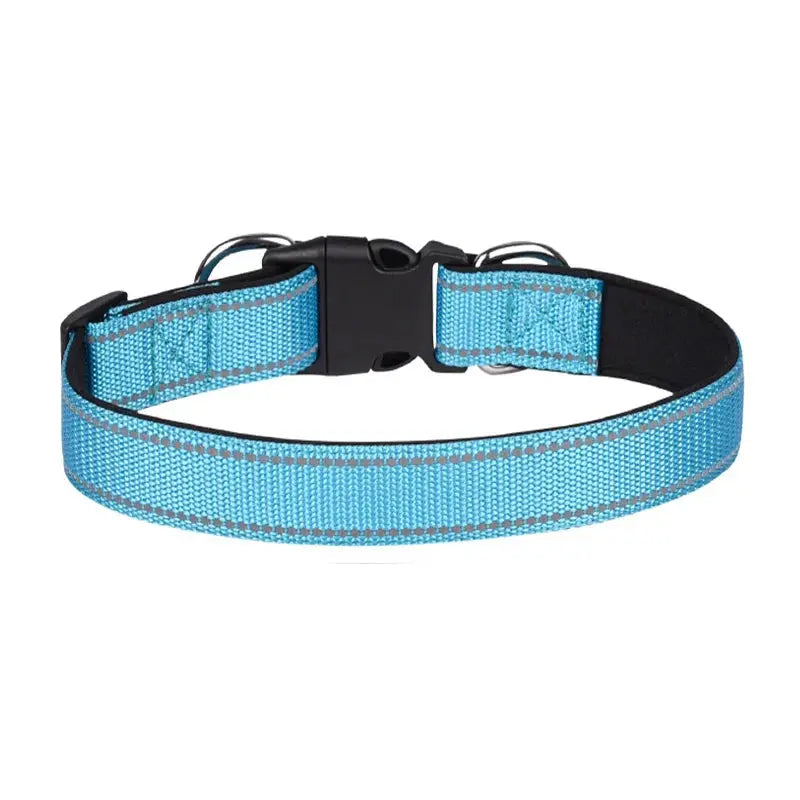 NightRun Comfort – Collier Réfléchissant pour Chien | Rembourré Néoprène & Respirant Dog Spirit