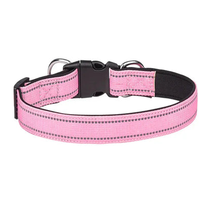 NightRun Comfort – Collier Réfléchissant pour Chien | Rembourré Néoprène & Respirant Dog Spirit