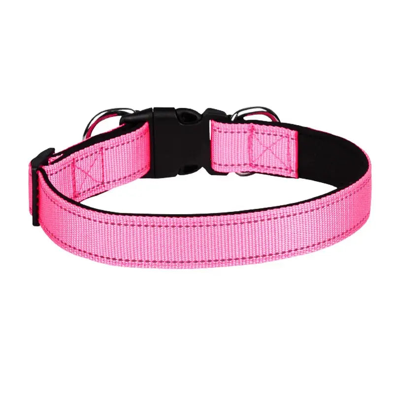 NightRun Comfort – Collier Réfléchissant pour Chien | Rembourré Néoprène & Respirant Dog Spirit