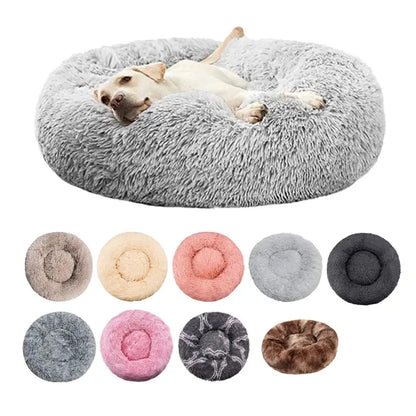 Panier rond pour chien en peluche – Coussin chaud et lavable Dog Spirit