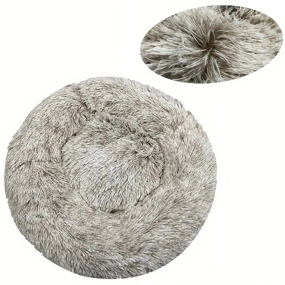 Panier rond pour chien en peluche – Coussin chaud et lavable Dog Spirit