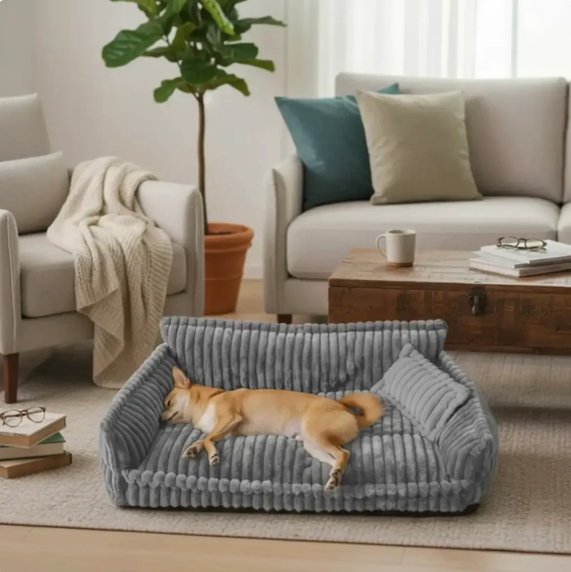 PawLuxe - Canapé orthopédique lavable pour chien Dog Spirit