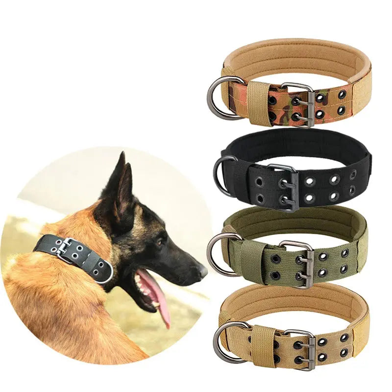 TrailForce Tactical – Collier Tactique en Nylon pour Chien | Ajustable & Ultra Résistant Dog Spirit