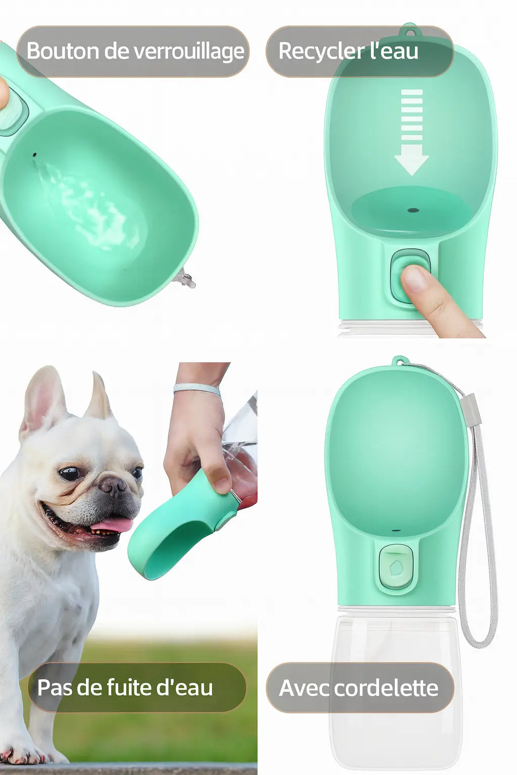 Accessoires | Gourde portable pour animaux Dog Spirit