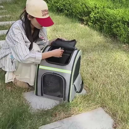 Sac de Transport pour Chat et Chien Extensible et Respirant – Jusqu'à 7 kg